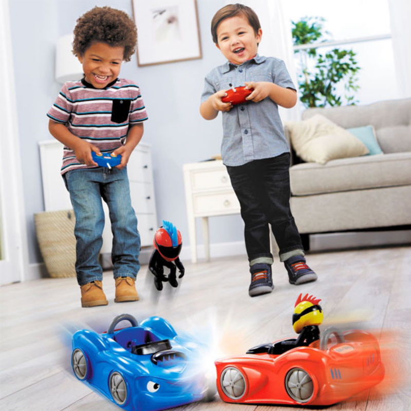 Little Tikes Remote Control Bumper Cars Toy (Set of 2) + Free 1 Year Warranty