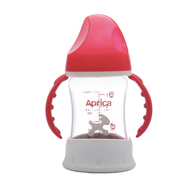 Aprica Drop Resistant Glass Milk Bottle 120ml + Free 1 Year Warranty
