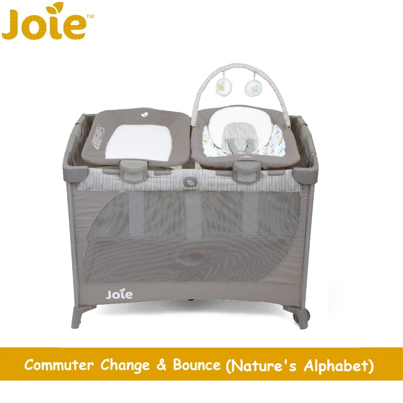Joie Commuter Change & Bounce Travel Cot
