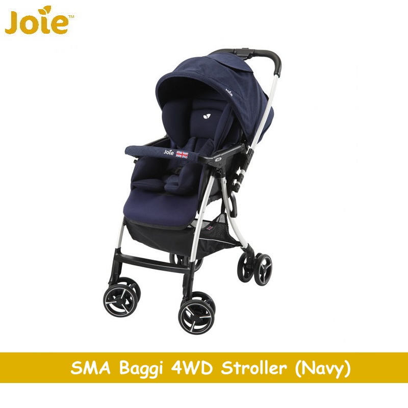 navy stroller