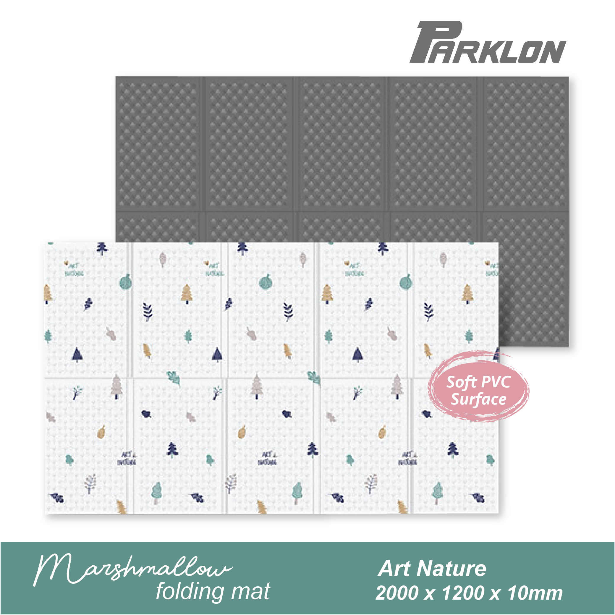 Parklon Marshmallow Folding Playmat (Art Nature design)