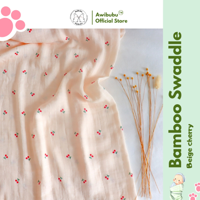 (Bundle of 2) Awibubu Ultra Soft Bamboo Swaddle