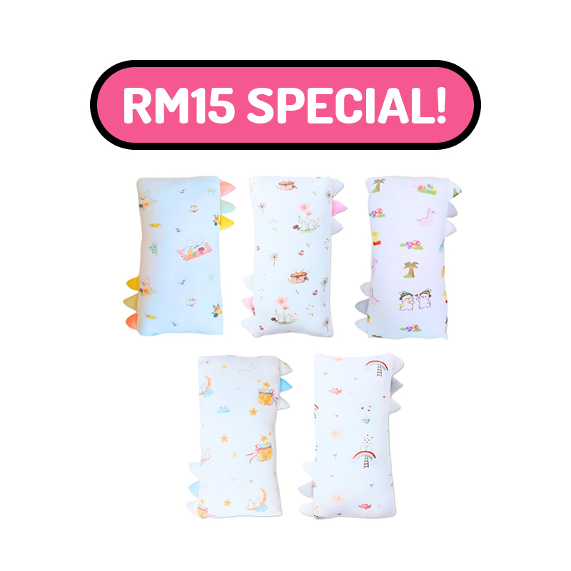 Awibubu Ultra Soft Bamboo Hugging Pillow (Random Design)
