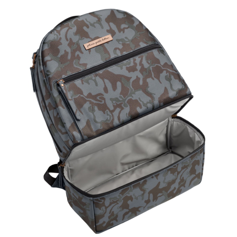 Petunia Pickle Bottom Axis Backpack - Camo Matte Leatherette