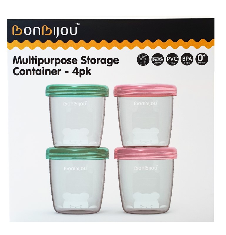 Bonbijou Multipurpose Storage Container - 4PK