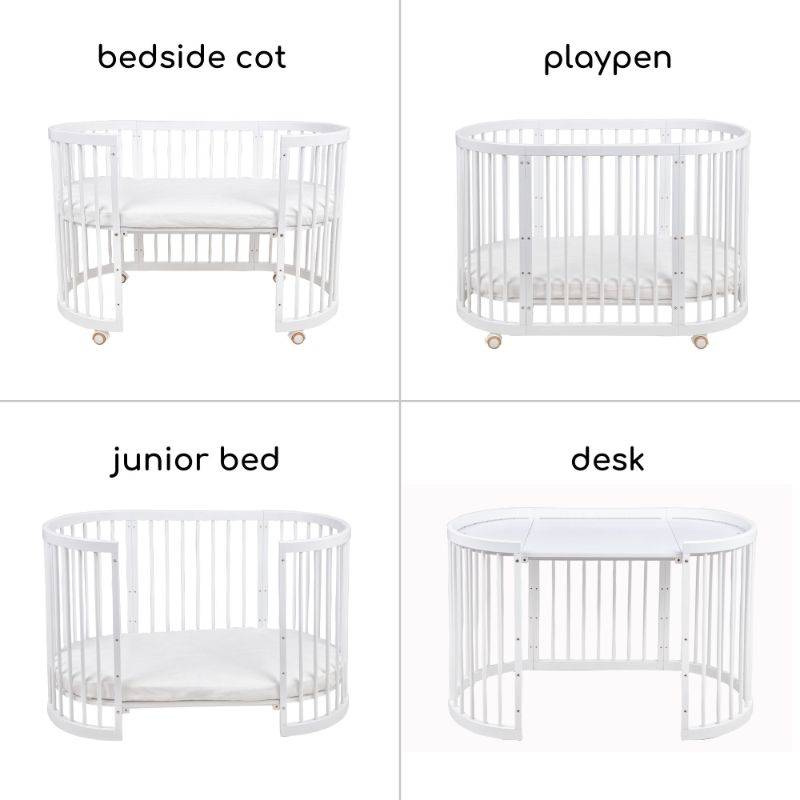 Bonbijou Doozy 7-in-1 Convertible Baby Cot - *Cot Only & Self-Collection & Self Assembly