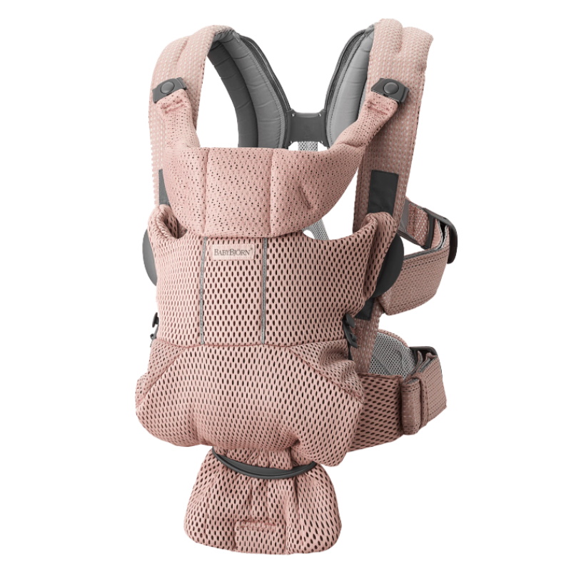 BabyBjorn Baby Carrier Move (Mesh) - Dusty Pink + FREE Carrier Bib (worth $39!)