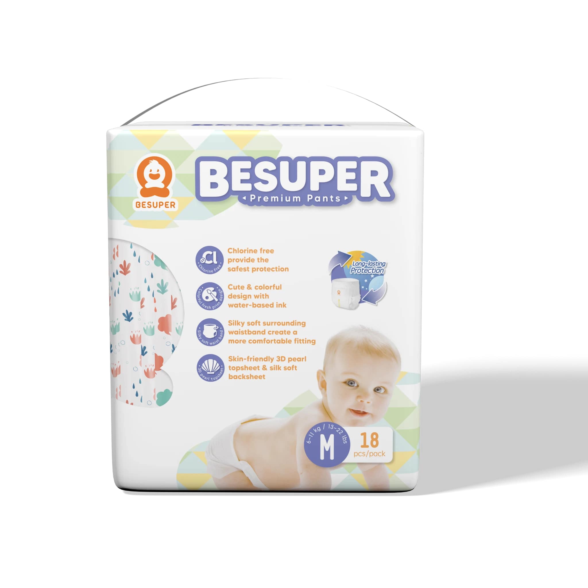 Baby Express Besuper Premium Diapers - Pull-up Pants (M/L/XL/XXL)