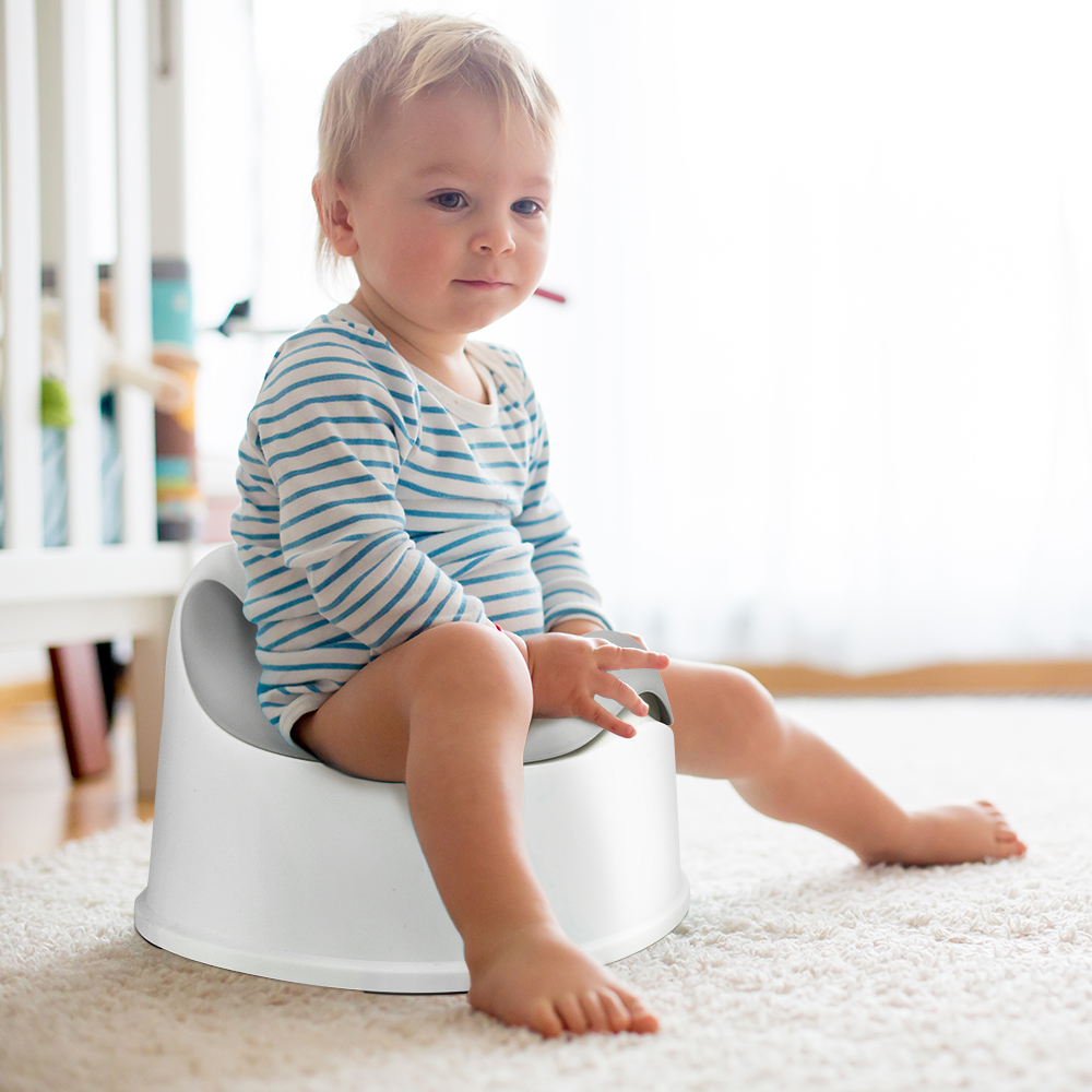 Bonbijou My First Potty - White / Grey