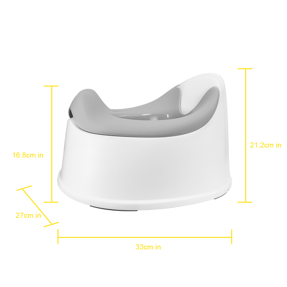 Bonbijou My First Potty - White / Grey