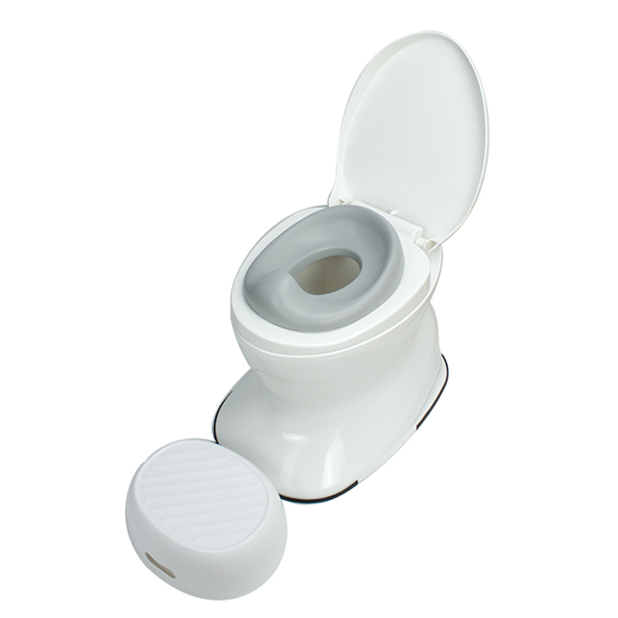 Bonbijou 3 In 1 Grow-With-Me Potty - White / Grey
