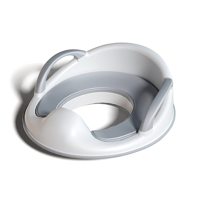 Bonbijou Learn-To-Go Potty Seat With Handle - White / Grey