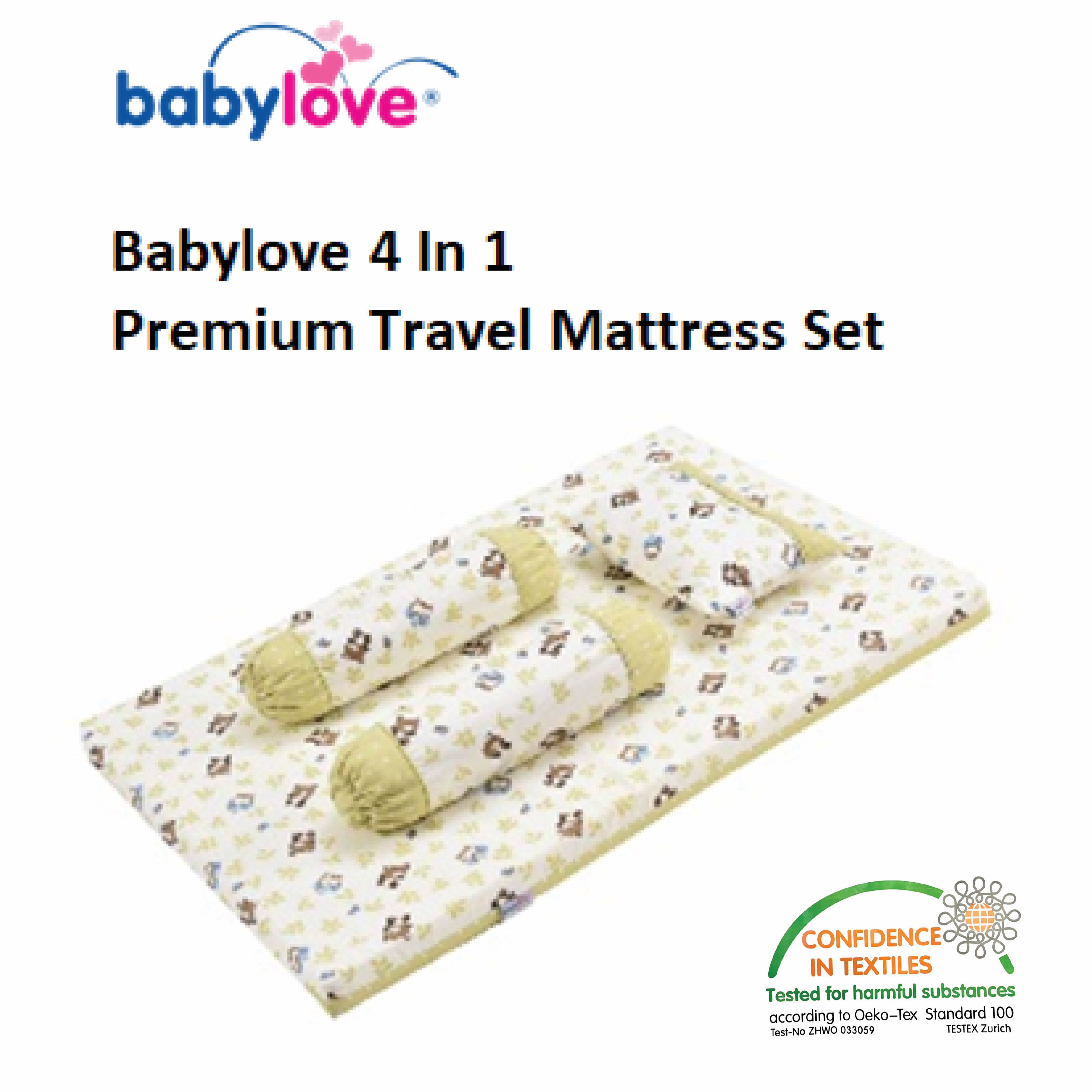 Babylove 4in1 Premium Travel Mattress Set