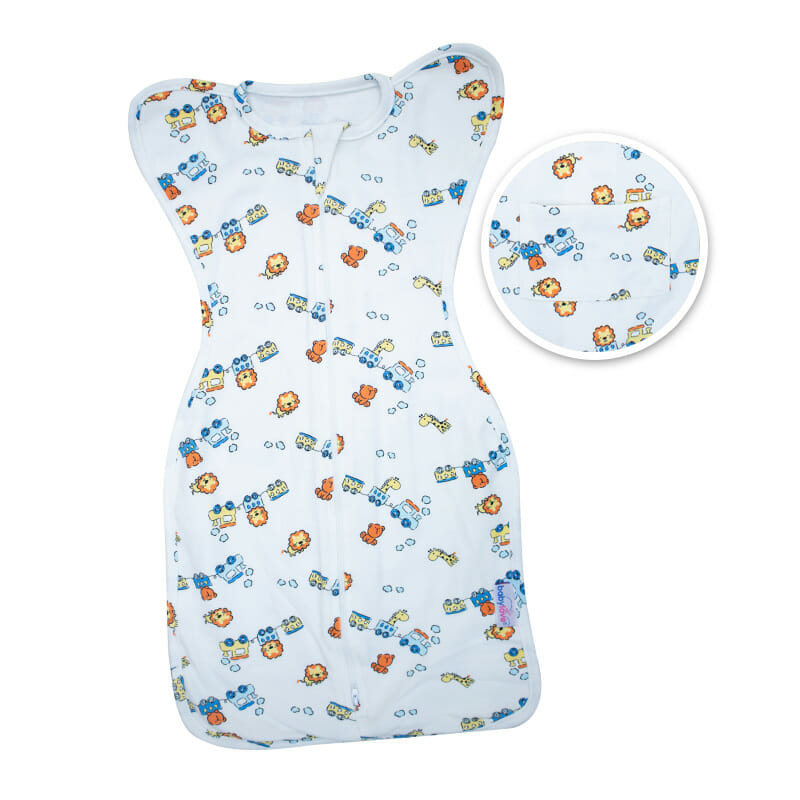 Babylove Zip-Up Cocoon Newborn Swaddle
