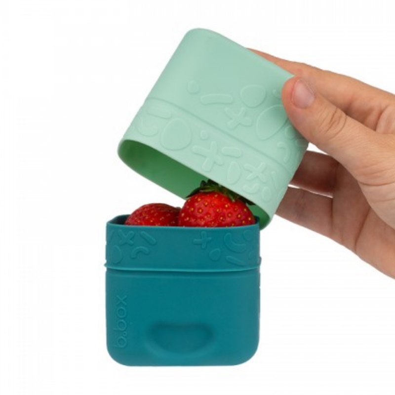 b.box Silicone Snack Cups (2-Pack) - Forest