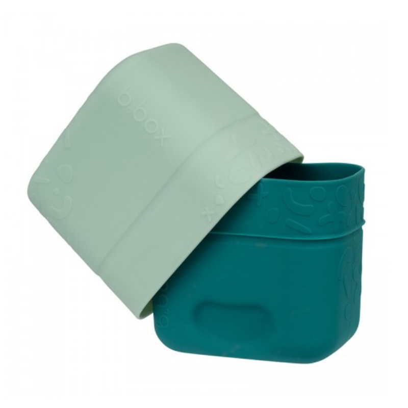 b.box Silicone Snack Cups (2-Pack) - Forest