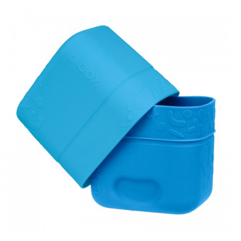 b.box Silicone Snack Cups (2-Pack) - Ocean