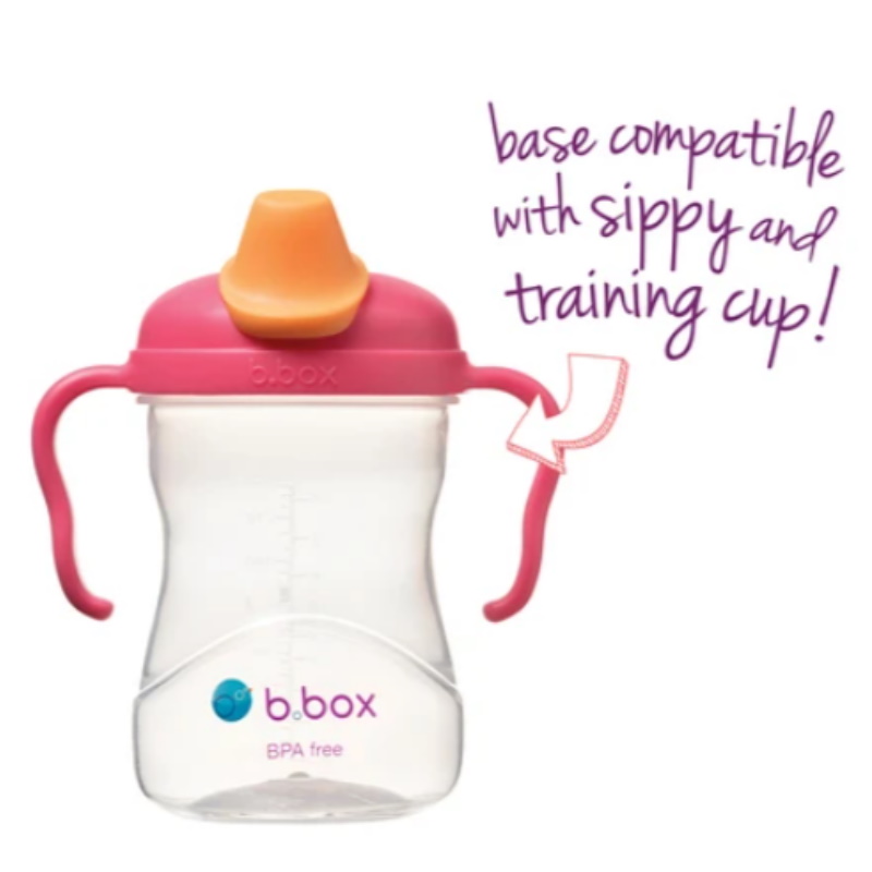 b.box Spout Cup 8oz - Raspberry