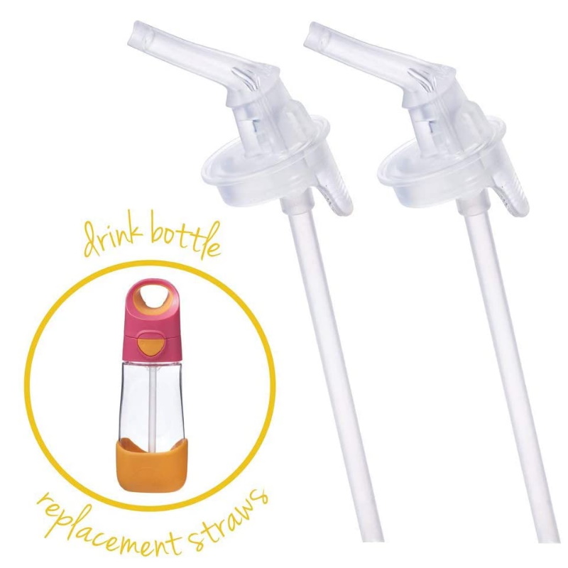 baby-fair b.box Tritran Drink Bottle Replacement Straw Pack (2pk)