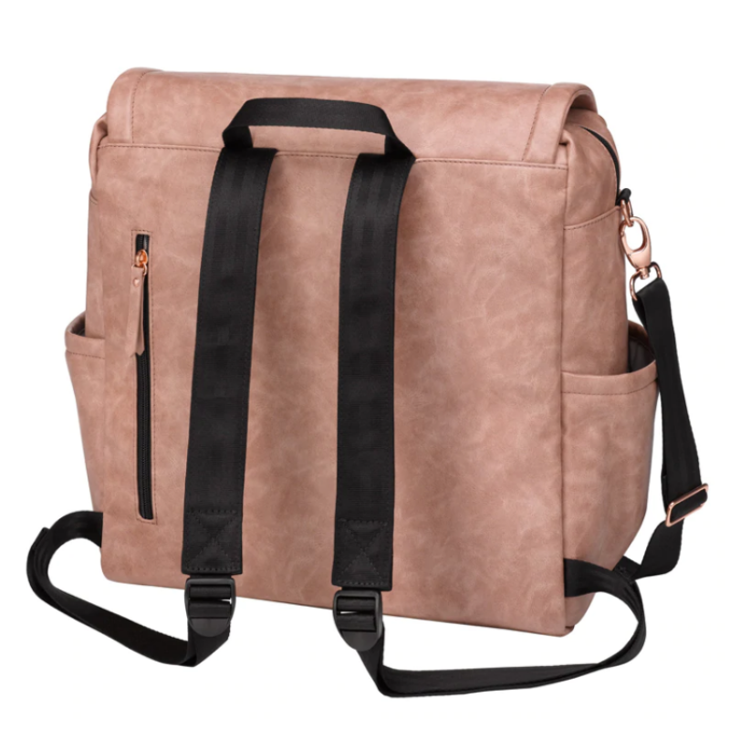 Petunia Pickle Bottom Boxy Backpack - Dusty Rose Leatherette