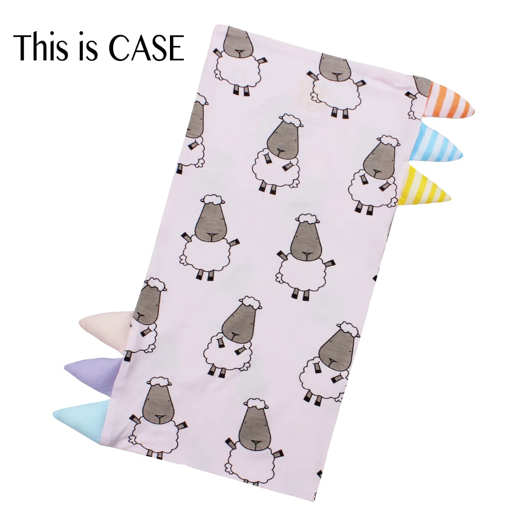 Baa Baa Sheepz Color & Stripe Tag Bed Time Buddy Case - Jumbo Size (23 x 53cm) - Big Sheepz