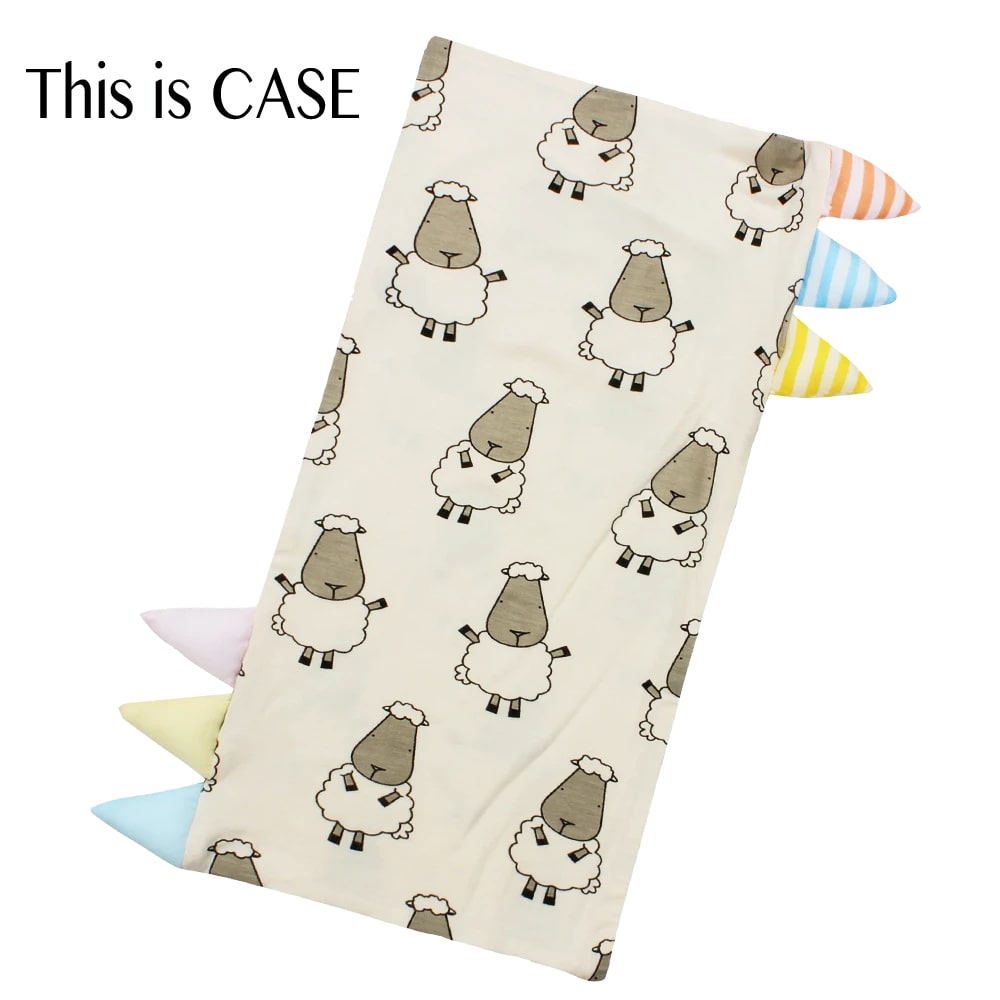 Baa Baa Sheepz Color & Stripe Tag Bed Time Buddy Case - Jumbo Size (23 x 53cm) - Big Sheepz