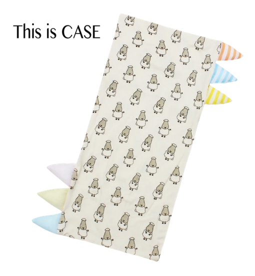 Baa Baa Sheepz Color & Stripe Tag Bed Time Buddy Case - Medium Size (38 x 18cm) - Small Sheepz