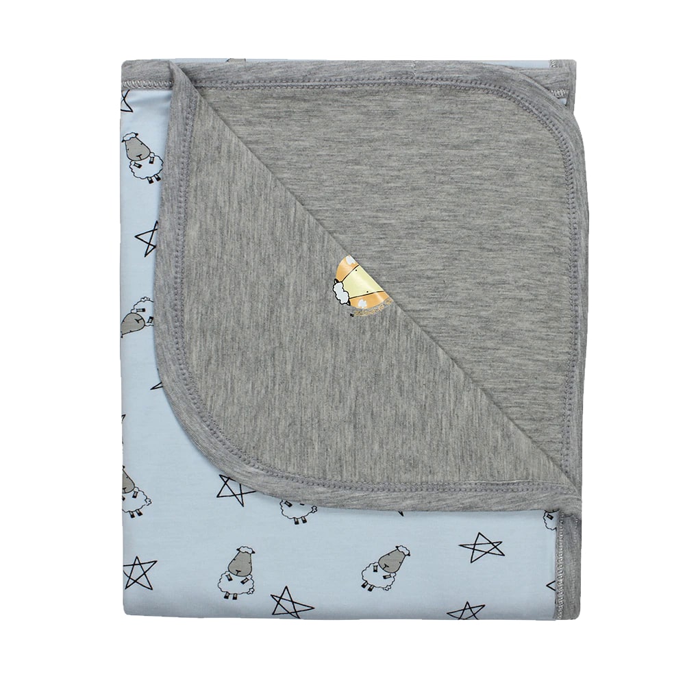 Baa Baa Sheepz Double Layer Blanket 0-36M (80 x 100cm)  - Small Star & Sheepz