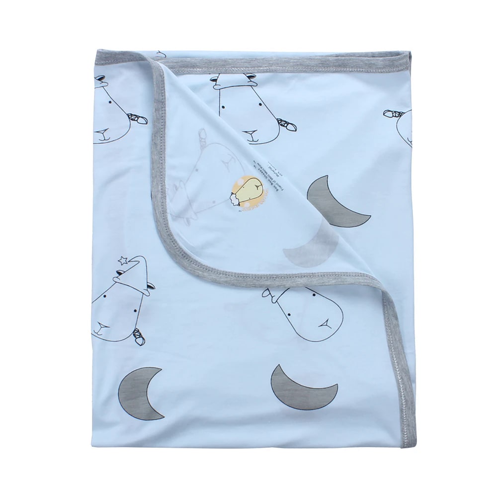 Baa Baa Sheepz Single Layer Blanket 0-36M (80 x 100cm) - Big Moon & Sheepz