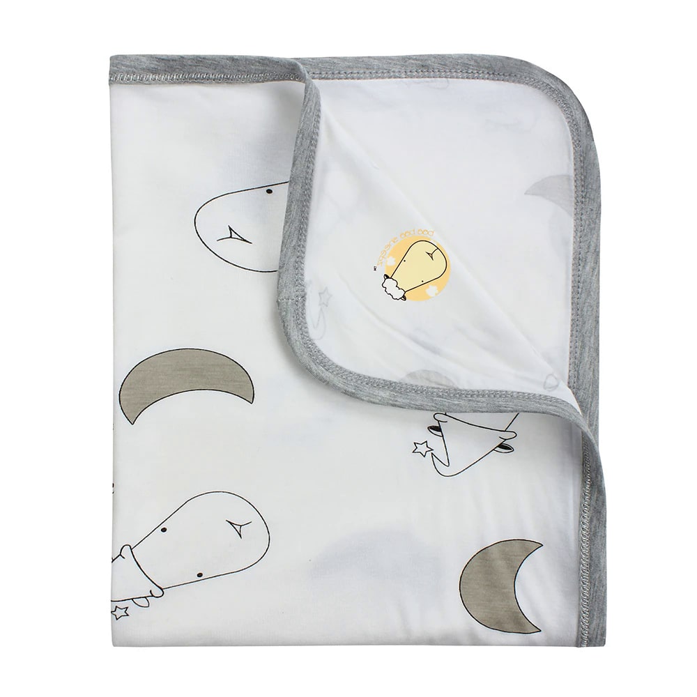 Baa Baa Sheepz Single Layer Blanket 0-36M (80 x 100cm) - Big Moon & Sheepz