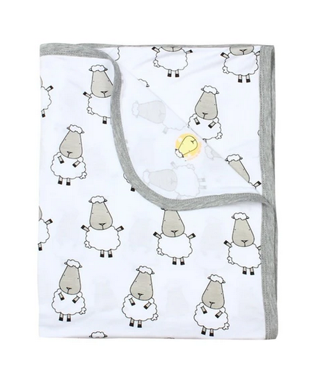 Baa Baa Sheepz Single Layer Blanket 0-36M (80 x 100cm) - Big Sheepz