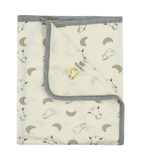 Baa Baa Sheepz Single Layer Blanket 0-36M (80 x 100cm) - Small Moon & Sheepz
