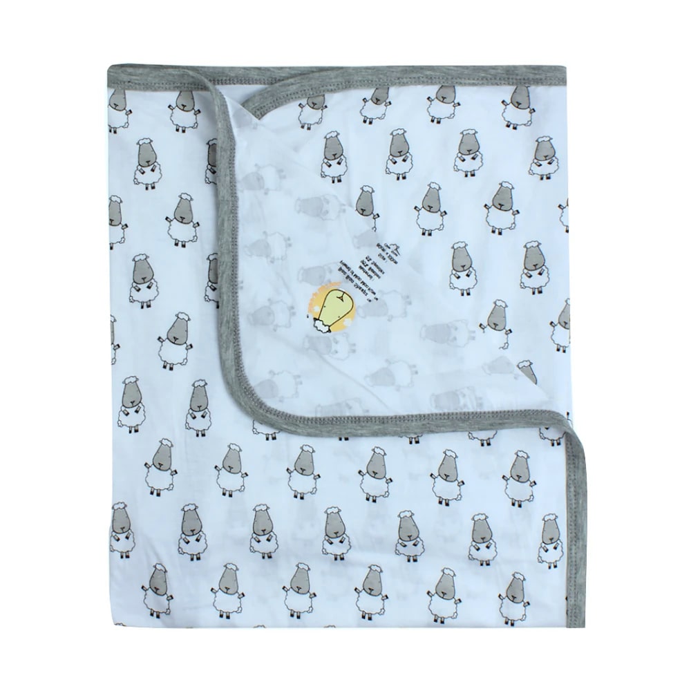Baa Baa Sheepz Single Layer Blanket 0-36M (80 x 100cm) - Small Sheepz
