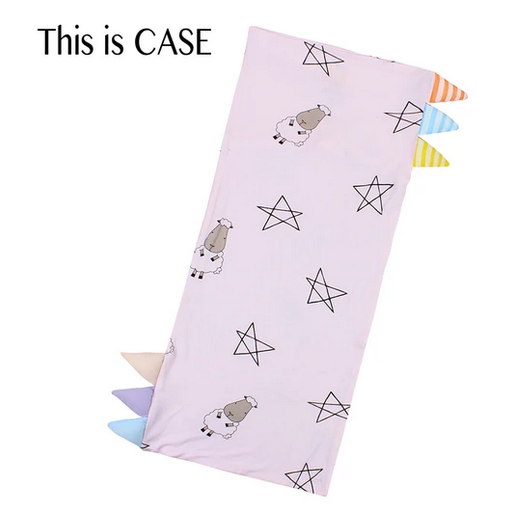Baa Baa Sheepz Color & Stripe Tag Bed Time Buddy Case - Medium Size (38 x 18cm) - Big Star & Sheepz