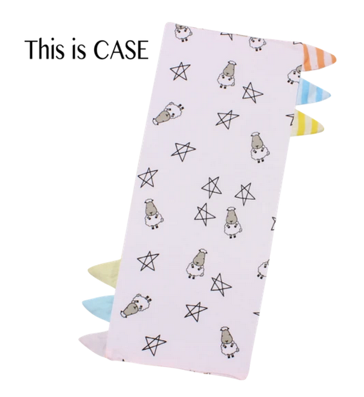 Baa Baa Sheepz Color & Stripe Tag Bed Time Buddy Case - Small Size (30 x 13cm) - Small Star & Sheepz
