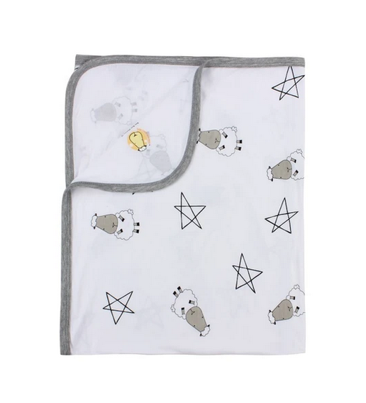 Baa Baa Sheepz Single Layer Blanket 0-36M (80 x 100cm) - Big Star & Sheepz