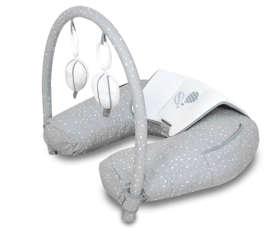 Babyhood Nursing Pillow With Toy Bar