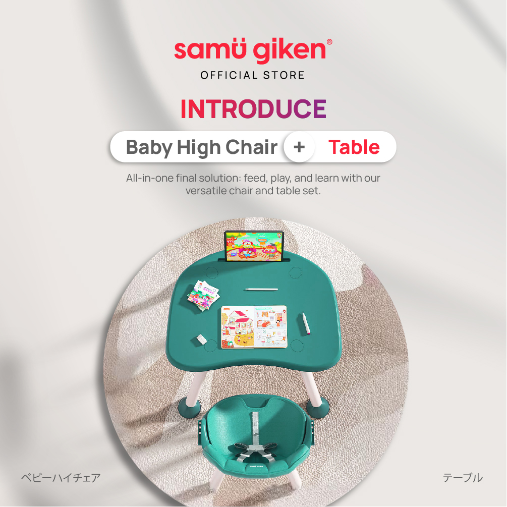 Samu Giken 4 in 1 Baby High Chair Model:BHC-808GR (Green)