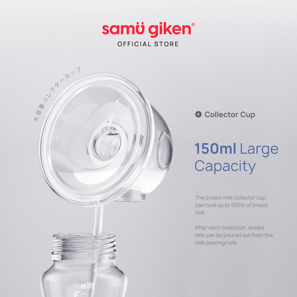 Samu Giken Breast Pump Wearable Advance Digital Display / Hands-Free Rechargeable (1set) + 1 Year Warranty