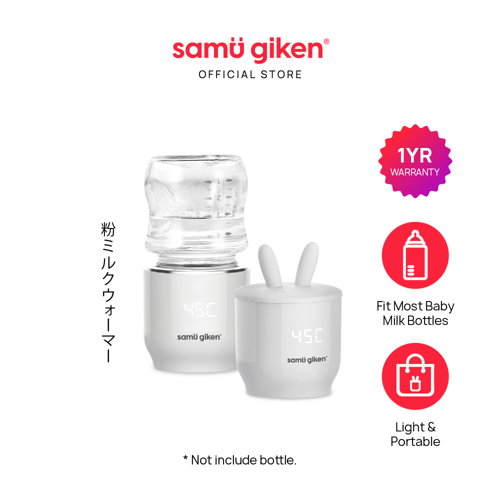 Samu Giken Intelligent Portable Milk Bottle Warmer, Model: BWS101PWT + 1 Year Warranty
