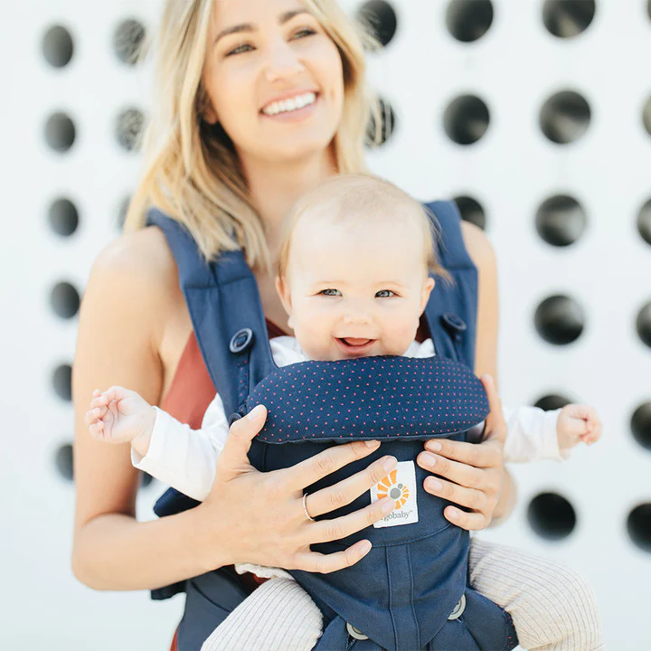 Ergobaby Omni 360 Baby Carrier (Navy Mini Dots) BCS360NVYDTS