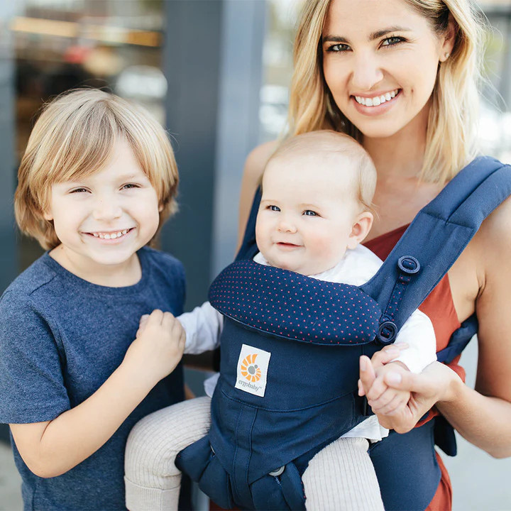 Ergobaby Omni 360 Baby Carrier (Navy Mini Dots) BCS360NVYDTS