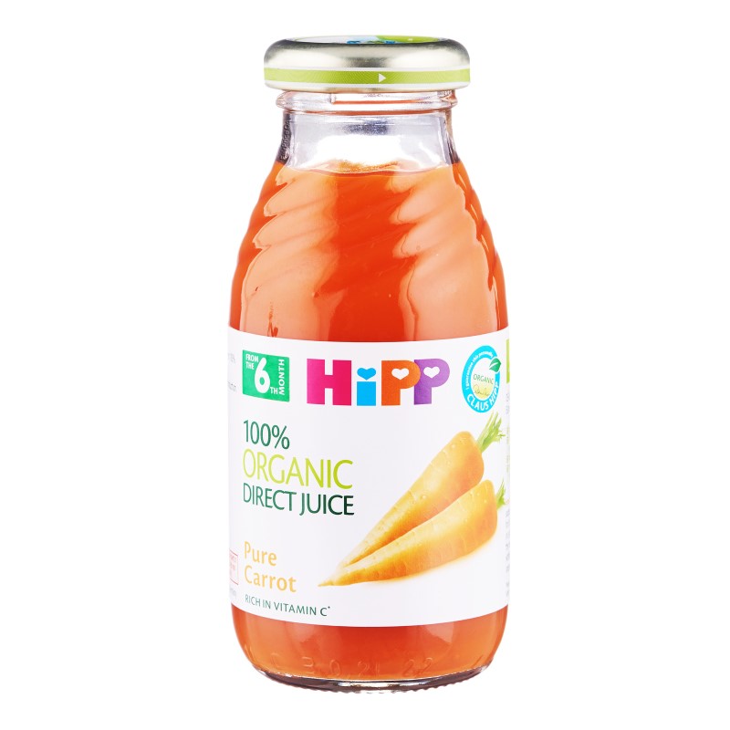 HiPP Organic Apple Carrot Juice 200ml [Bundle of 6]