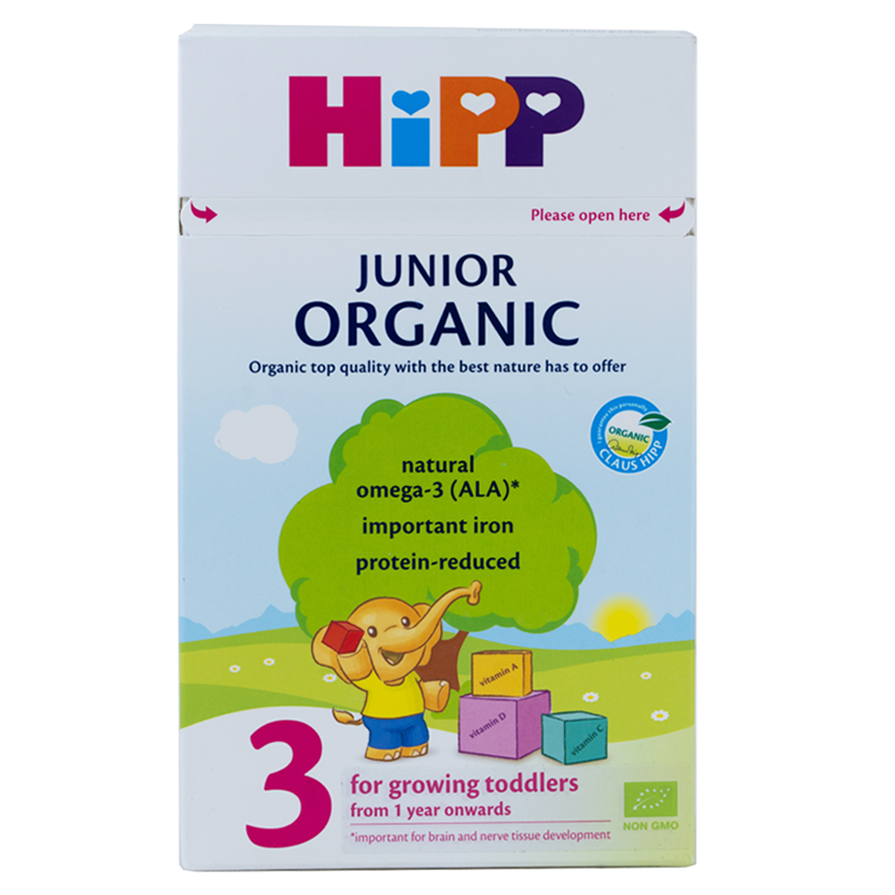 HiPP Organic Junior Growing Up Milk 500g [Bundle of 4]