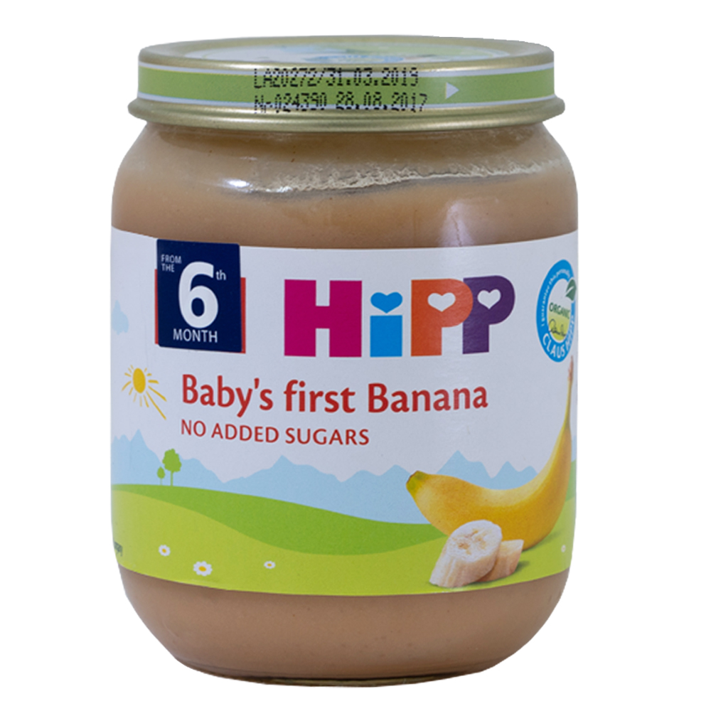 HiPP Organic Baby's First Banana 125g [Bundle of 6]