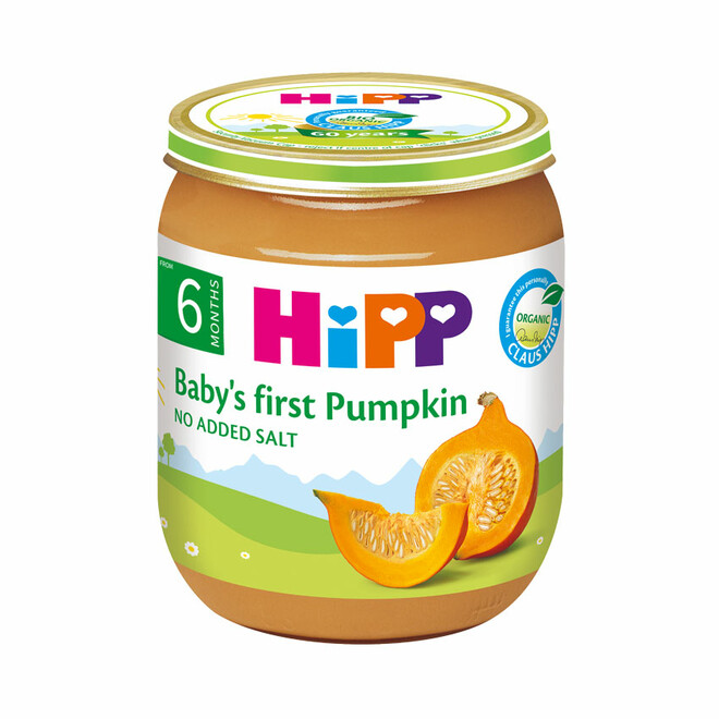 HiPP Organic Baby's First Pumpkin 125g [Bundle of 6]
