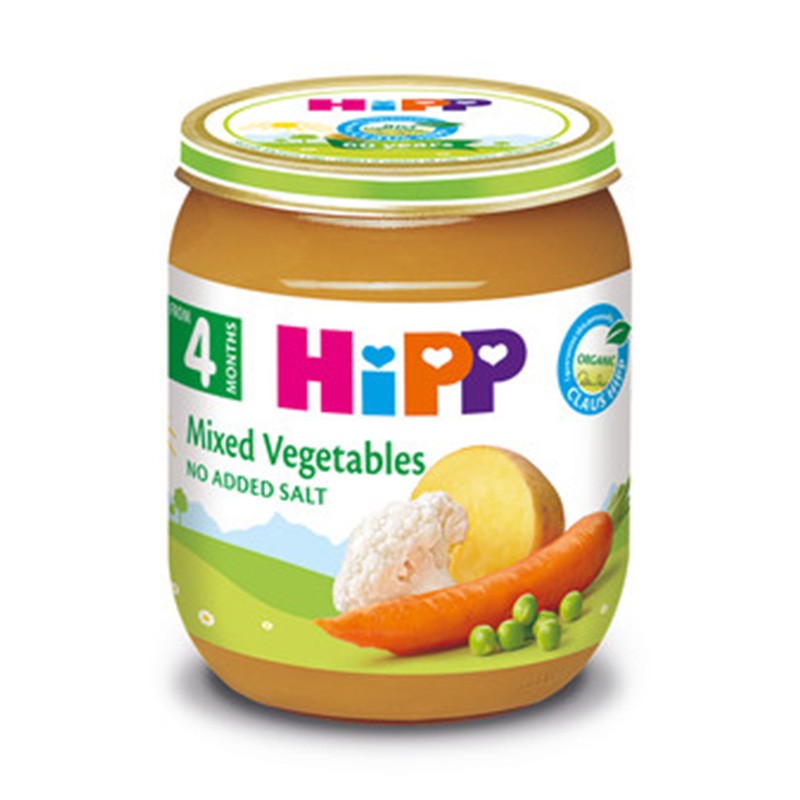 HiPP Organic Mixed Vegetables 125g [Bundle of 6]