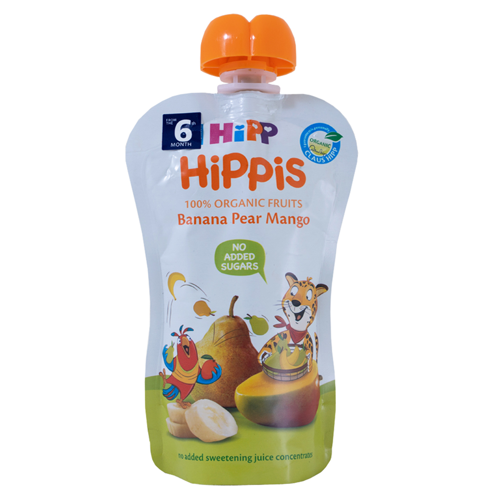 HiPP Organic Banana Pear Mango 100g [Bundle of 6]