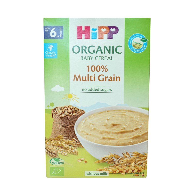 HiPP Organic Cereal 100% MultiGrain 200g [Bundle of 6]