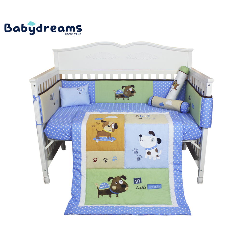 Baby Dream 100% Cotton 7 in 1 Premium Bedding Set